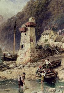 Lynmouth, Devonshire - Myles Birket Foster